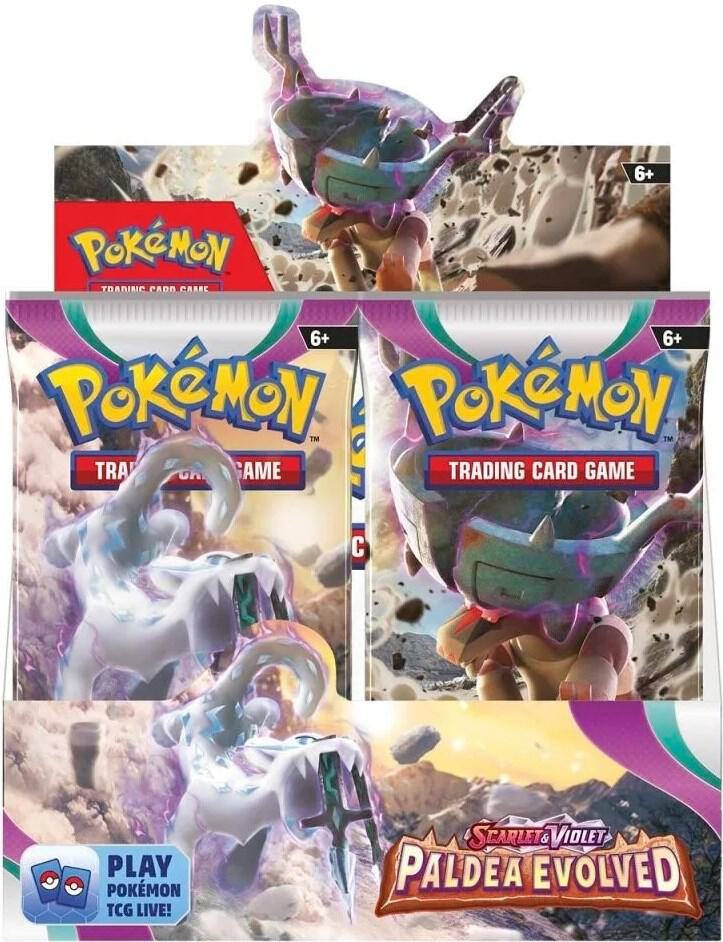 Pokémon Paldea Evolved Booster Box – SV02: Paldea Evolved (PAL) – 36 Packs