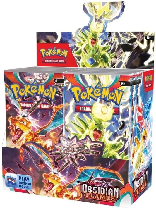 Pokémon Obsidian Flames Booster Box – SV03: Obsidian Flames (OBF) – 36 Packs