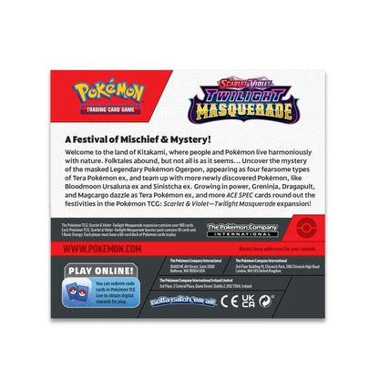 Pokémon Twilight Masquerade Booster Box – 36 Packs