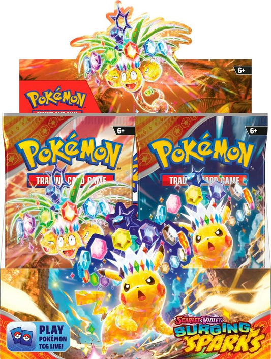 Pokémon Surging Sparks Booster Display Box – 36 Packs